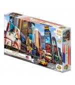 Quebra Cabeça 1000 peças Times Square Nova Iorque Eua -GGB Brinquedos